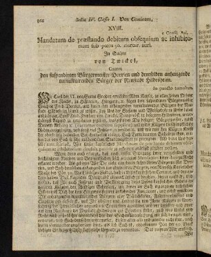 866-877, XVIII. Mandatum de praestando debitum obsequium ac inhibitorium [...] - XXVI. Mandatum attentatorum revocatorium,