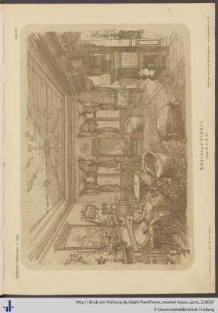 Blatt 93. Empfangs-Zimmer (Vergl. Bl. 94, 95, 96).