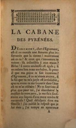 Nouvelles Espagnoles, 1