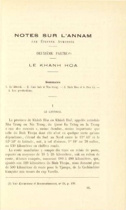 Notes sur L'Annam par Étienne Aymonier