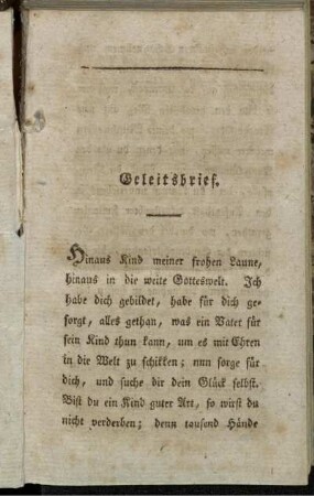 Geleitsbrief