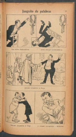 Jueguito de palabras - [Cómic]