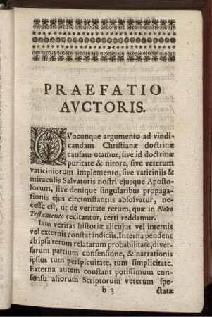 Praefatio Auctoris.