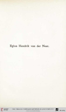 Eglon Hendrik van der Neer