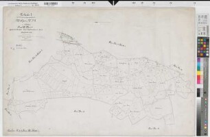 Wulfen (Dorsten), Zusammenlegung Wulfen, Urkarte I Flur XIV,1
