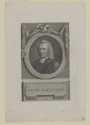 Bildnis des Ioh. George Olbers