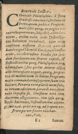 Benevole Lector