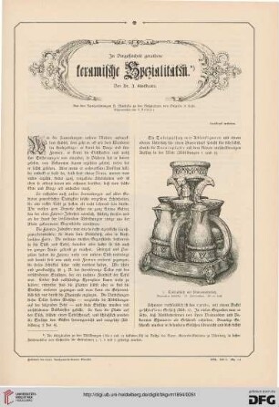 Keramische Spezialitäten