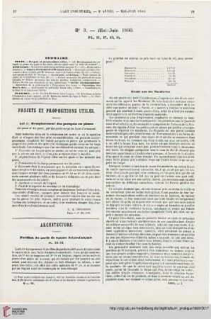 No 3 (Mai-Juin 1860)