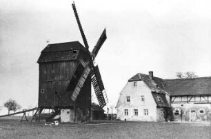 Bockelwitz-Leuterwitz. Bockmühle und Gehöft, vor 1945, Repro