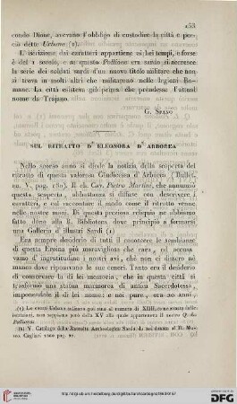 6: Sul ritratto d'Eleonora d'Arborea