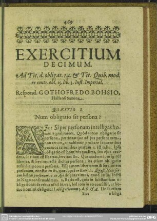 Exercitium Decimum
