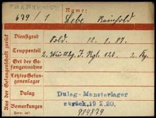 Lebe, Reinhold - Lechner, Friedrich