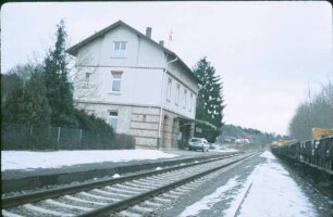 Rechtenstein Empfangsgebäude Bauzug