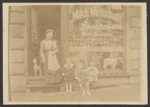 Ansichtskarte "Milch-Wirtschaft", Kreuzbergstraße 49
