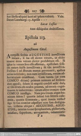 Epistola 113. ad Augustinum Götel