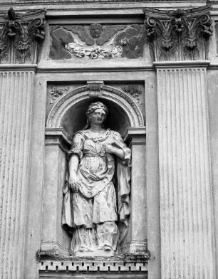 Statue einer heidnischen Sibylle