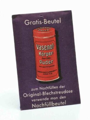 Gratis Beutel Vasenol Körper-Sanitäts-Puder