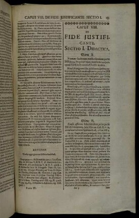 Caput VIII. De Fide Justificante.