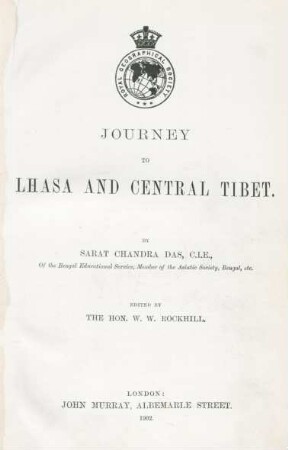 Journey to Lhasa and Central Tibet