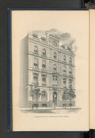 Façade of the Institute Building.