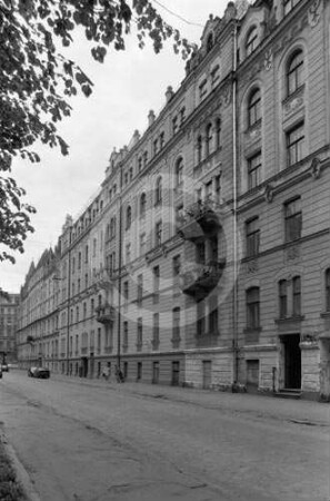 Mietshäuser in der Alberta iela (Albertstraße) in Riga