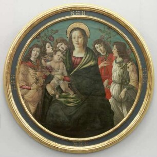 Maria mit dem Kind und Engeln