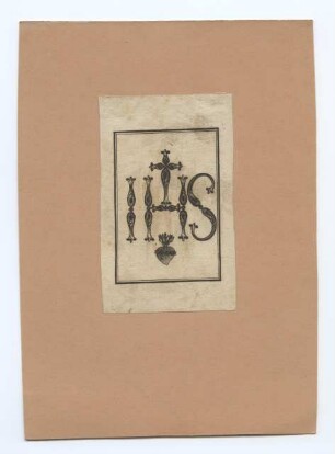 Kleines Andachtsbild mit Nomen sacrum (kleines Andachtsbild)