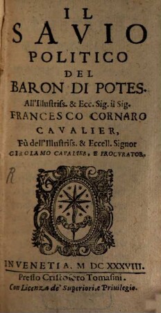 Il Savio politico