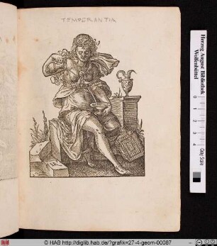 Allegorie der Mäßigung.