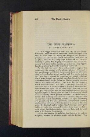 The Sinai Peninsula