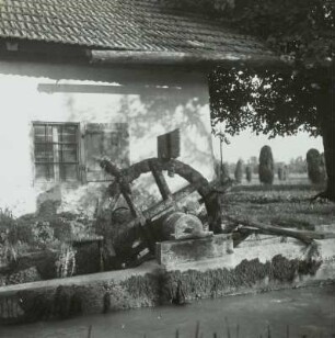 Frankreich, Wasserrad, um 1850