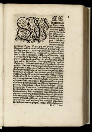 Abschiedt des Reichstags zu Augspurg 1566 auffgericht