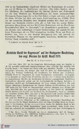 44: "Kirchliche Kunst der Gegenwart" auf der Stuttgarter Ausstellung des evgl. Vereins für christl. Kunst 1929