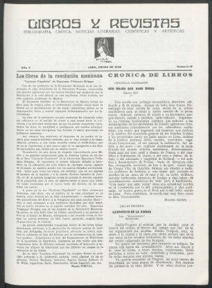 Los libros de la revolución mexicana : "Lecturas Populares", de Esperanza Velásques Bringas