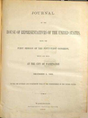 House documents. [416.] 1889/90 = Congress 51, Sess. 1