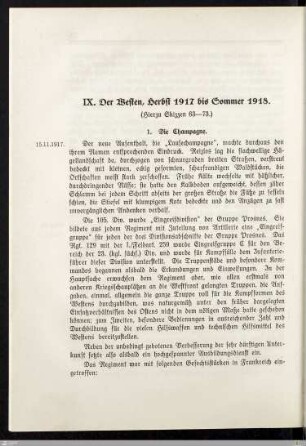 IX. Der Westen, Herbst 1917 bis Sommer 1918