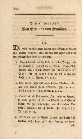 Eilftes Hauptstück. Von Gott und dem Menschen