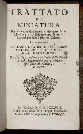 Trattato di miniatura