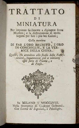 Trattato di miniatura