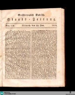 Großherzoglich-Badische Staatszeitung