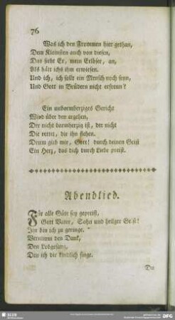 Abendlied