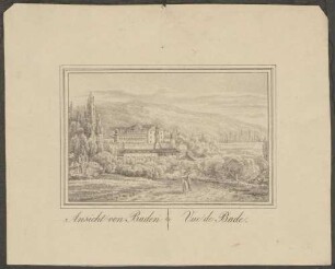 Ansicht von Baden - Vue de Bade
