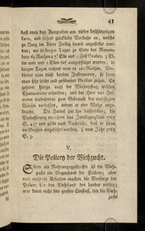 43-72, V. Die Policey der Viehzucht