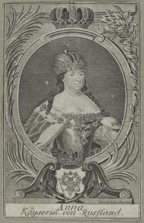 Bildnis der Anna Iwanowna, Zarin von Russland