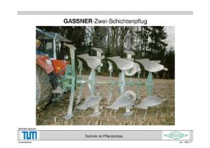 GASSNER-Zwei-Schichtenpflug