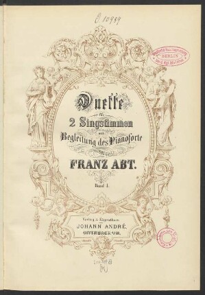 Bd. 1: Duette für 2 Singstimmen mit Begleitung des Pianoforte