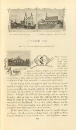 Chapter XVII. Education - religion - missions