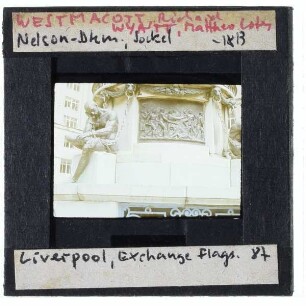 Liverpool, Westmacott, Wyatt, Denkmal des Horatio Nelson : Sockel