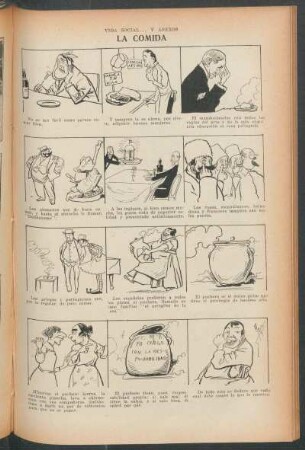 La comida - [Cómic] : Vida social ... y anexos